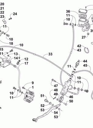 HYDRAULIC AND PARKING BRAKE ASSEMBLIES