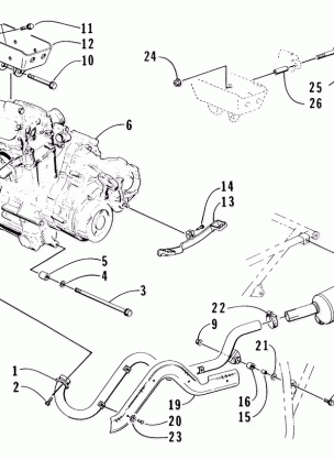 ENGINE AND EXHAUST