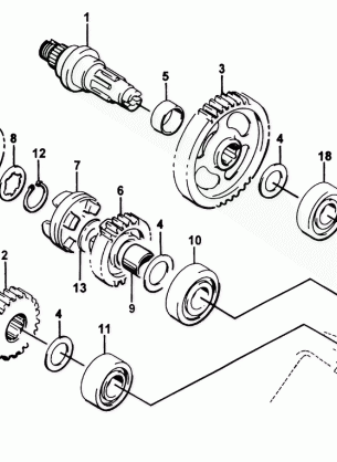 SECONDARY TRANSMISSION ASSEMBLY