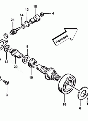 SPEEDOMETER DRIVE ASSEMBLY