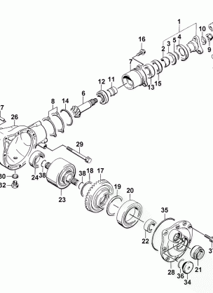 FRONT BEVEL GEAR ASSEMBLY