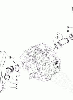 CASE / BELT COOLING ASSEMBLY