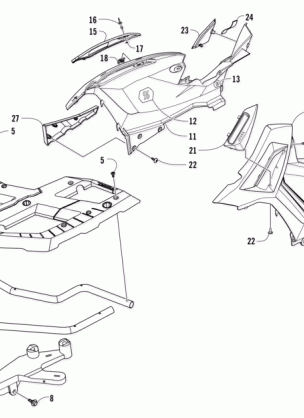 FRONT RACK AND SIDE PANEL ASSEMBLIES