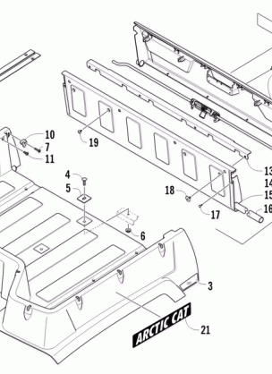 CARGO BOX AND TAILGATE ASSEMBLY