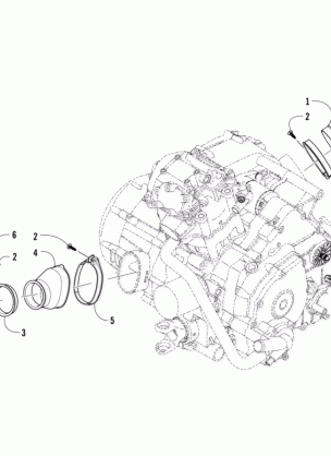 CASE / BELT COOLING ASSEMBLY