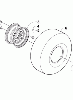 REAR WHEEL ASSEMBLY