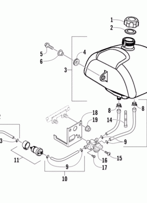 GAS TANK ASSEMBLY