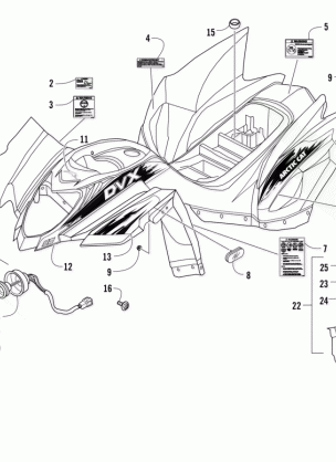 BODY PANEL AND HEADLIGHT ASSEMBLY