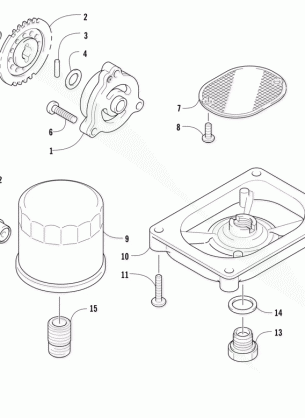 OIL FILTER / PUMP ASSEMBLY