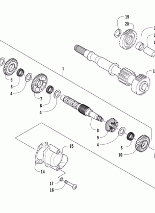 SECONDARY TRANSMISSION ASSEMBLY