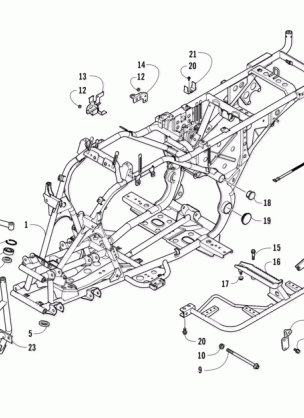 FRAME AND RELATED PARTS