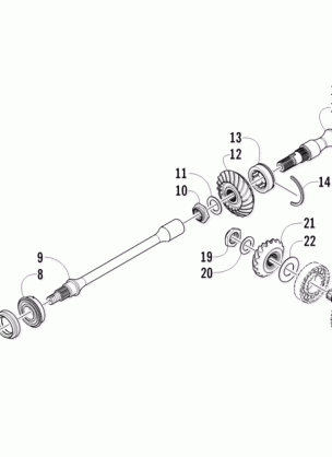 SECONDARY DRIVE ASSEMBLY