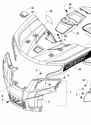 FRONT BODY PANEL AND HEADLIGHT ASSEMBLIES