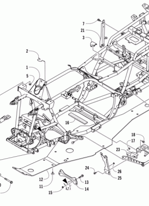 FRAME AND RELATED PARTS