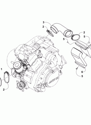 CASE / BELT COOLING ASSEMBLY