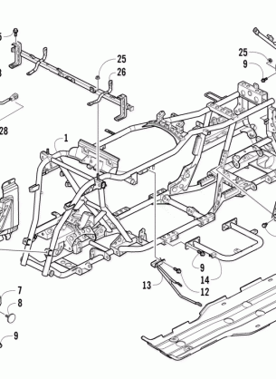 BUMPER FRAME AND HEADLIGHT ASSEMBLIES