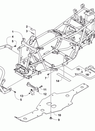 FRAME AND RELATED PARTS