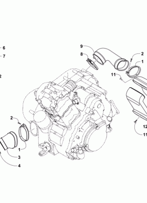 CASE / BELT COOLING ASSEMBLY