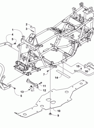 FRAME AND RELATED PARTS