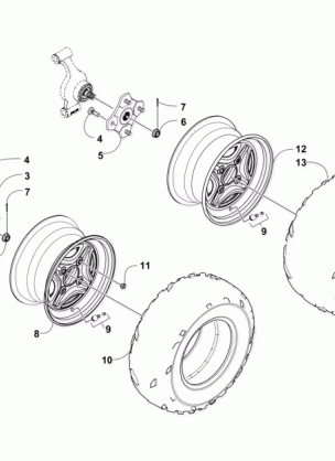 WHEEL AND TIRE ASSEMBLY