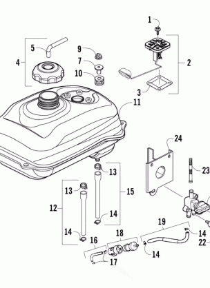 GAS TANK ASSEMBLY