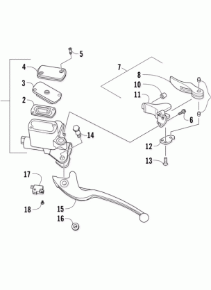 HYDRAULIC HAND BRAKE ASSEMBLY