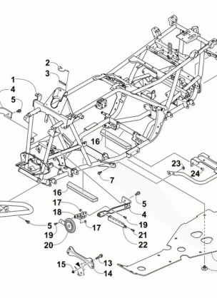 FRAME AND RELATED PARTS