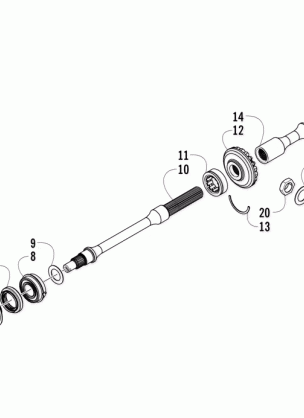 SECONDARY DRIVE ASSEMBLY