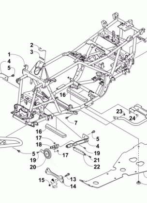 FRAME AND RELATED PARTS