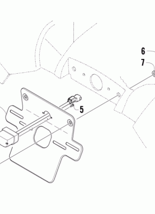 LICENSE PLATE HOLDER ASSEMBLY