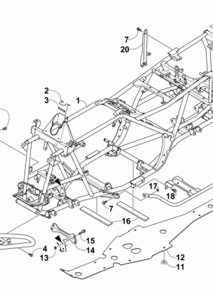 FRAME TAILLIGHT AND RELATED PARTS