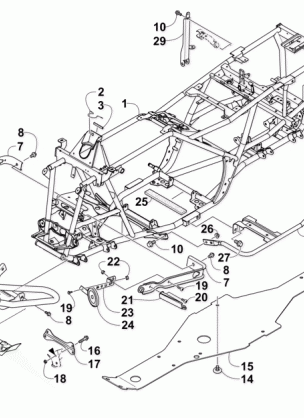 FRAME AND RELATED PARTS