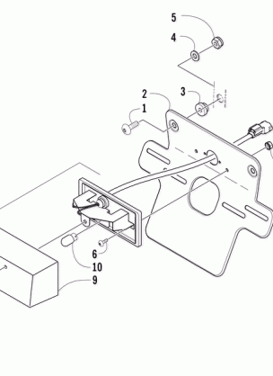 LICENSE PLATE HOLDER ASSEMBLY