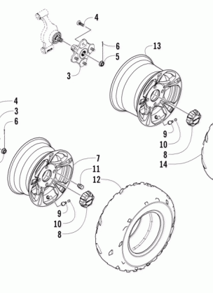 WHEEL AND TIRE ASSEMBLY