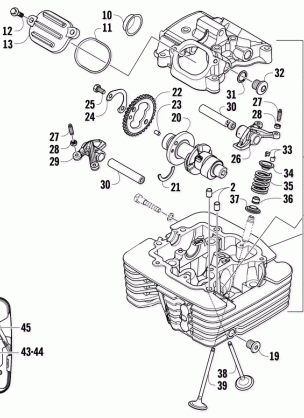 CYLINDER HEAD AND CAMSHAFT / VALVE ASSEMBLY