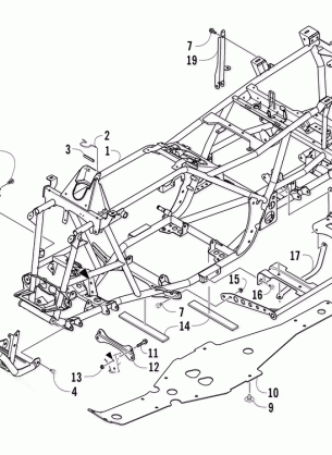 FRAME AND RELATED PARTS