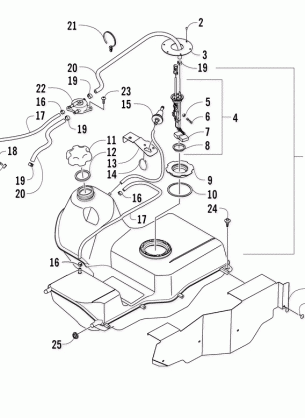 GAS TANK ASSEMBLY