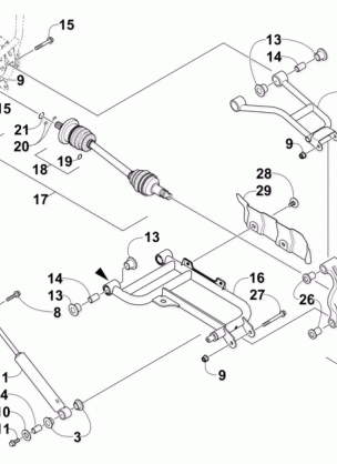 REAR SUSPENSION ASSEMBLY (300110)