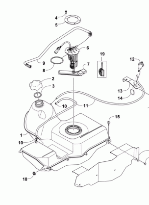 GAS TANK ASSEMBLY