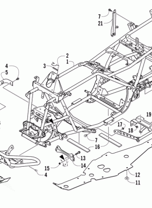 FRAME AND RELATED PARTS