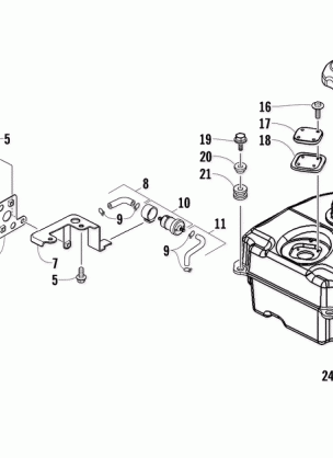 GAS TANK ASSEMBLY