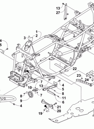 FRAME AND RELATED PARTS