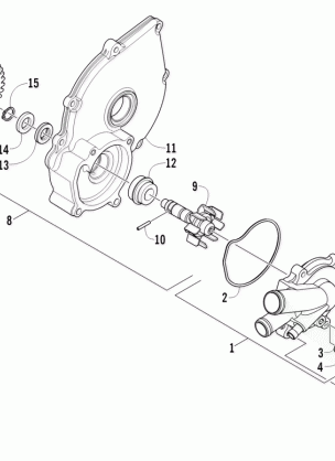 WATER PUMP ASSEMBLY