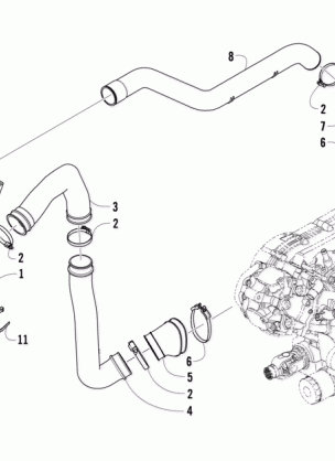 CASE / BELT COOLING ASSEMBLY