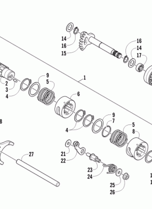 GEAR SHIFTING ASSEMBLY