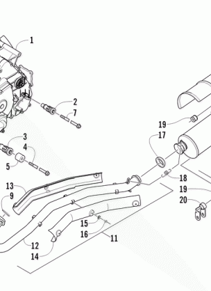 ENGINE AND EXHAUST