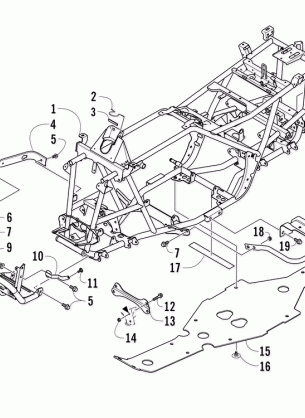 FRAME AND RELATED PARTS