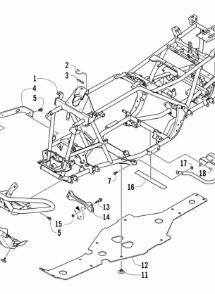 FRAME AND RELATED PARTS