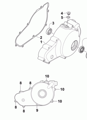 MAGNETO SIDE ENGINE COVERS