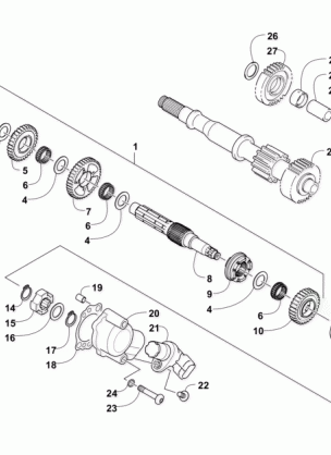 SECONDARY TRANSMISSION ASSEMBLY